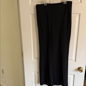 Calvin Klein Black Wide-Leg Dress Pants
